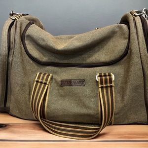 Baek Gaard Duffle Bag- Vintage, Leather Bottom And Hard To Find